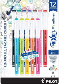 Frixion Fineliner Markers (12 Pack)