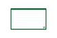a green card with a lined layout